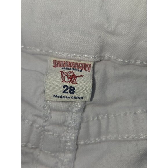 True Religion World Tour Womens White Skinny Jeans 28x28 - Picture 4 of 11